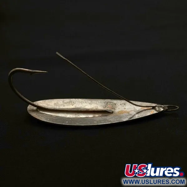 Johnson Silver Minnow Weedless, 28g nikkeli, lusikkauistin #23943