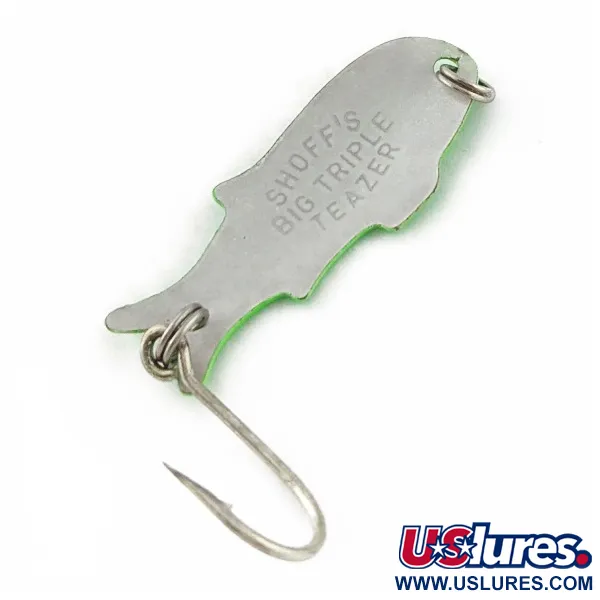 Shoff's Big Triple Teazer, 2g, vihreä, lusikkauistin #24024