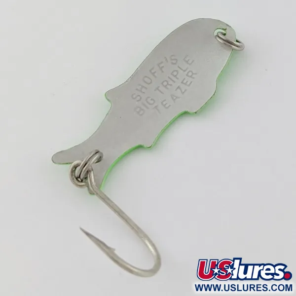 Shoff's Big Triple Teazer, 2g, vihreä, lusikkauistin #24024