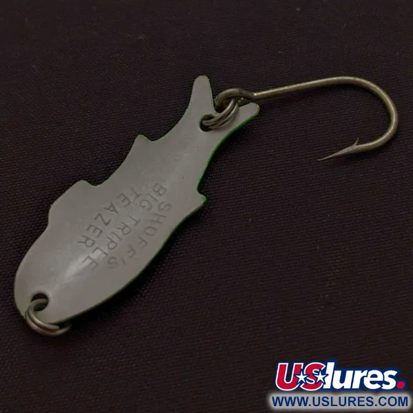 Shoff's Big Triple Teazer, 2g, vihreä, lusikkauistin #24024