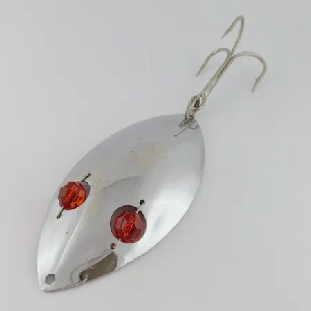 Herter's Glass Eye Spoon, 60g nikkeli/punaiset silmät, lusikkauistin #24036