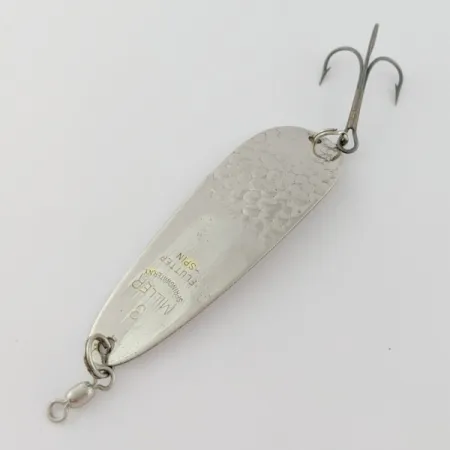 Miller Flutter Spin 3 Lusikka, Hopea, 1/2oz, Vasaroitu, #24041