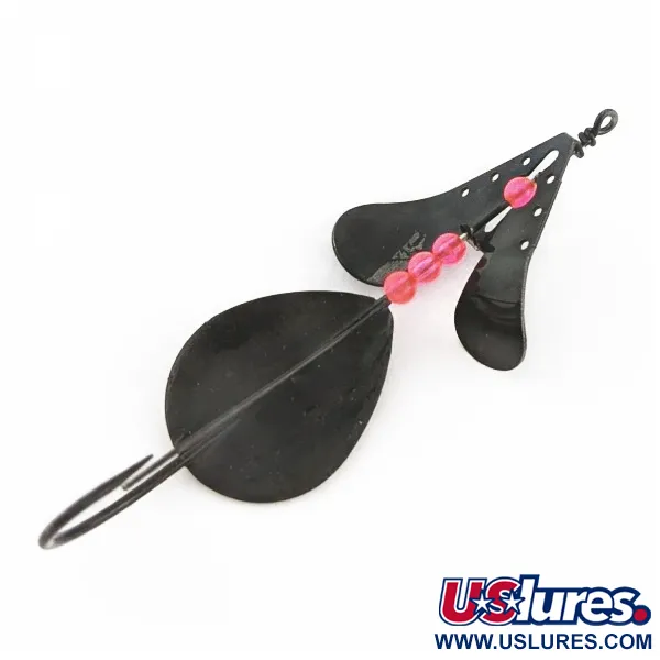 Lindy Skitter-Buzz Weedless, 10g, puna-musta, pintaviehe #24093