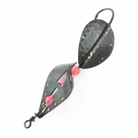 Lindy Skitter-Buzz Weedless, 10g, puna-musta, pintaviehe #24093