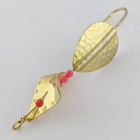 Lindy Skitter-Buzz, 7g, punainen/kulta, ruohosuojattu lusikkauistin #24094