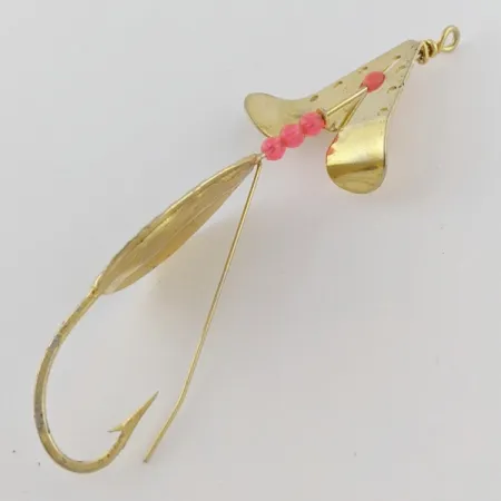 Lindy Skitter-Buzz, 7g, punainen/kulta, ruohosuojattu lusikkauistin #24094