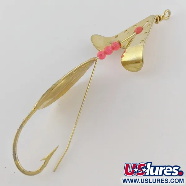 Lindy Skitter-Buzz, 7g, punainen/kulta, ruohosuojattu lusikkauistin #24094