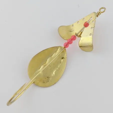 Lindy Skitter-Buzz, 7g, punainen/kulta, ruohosuojattu lusikkauistin #24094