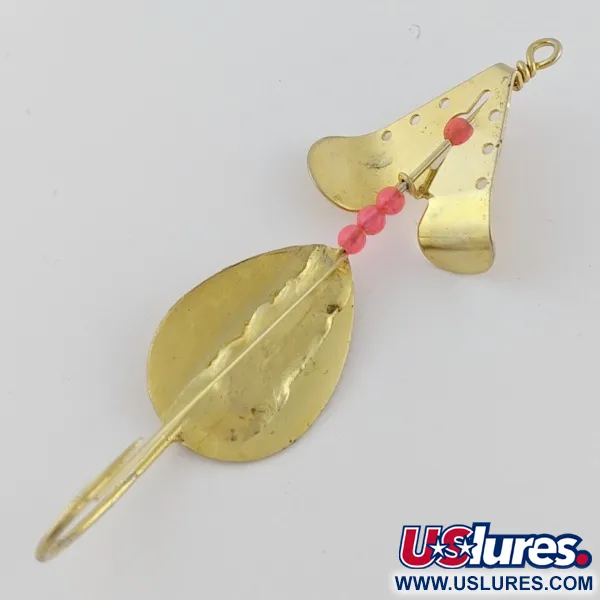 Lindy Skitter-Buzz, 7g, punainen/kulta, ruohosuojattu lusikkauistin #24094