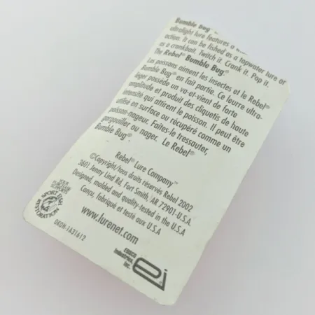 Rebel Bumble Bug, 3g, Bumble Bug -väri, pintauistin #24098