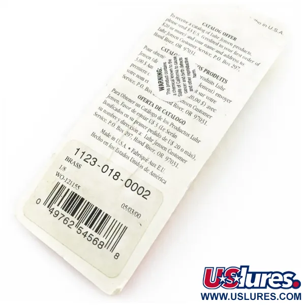 Luhr Jensen Lil' Kroc (Krocodile Stubby), 4,5g, kulta, lusikkauistin #24100