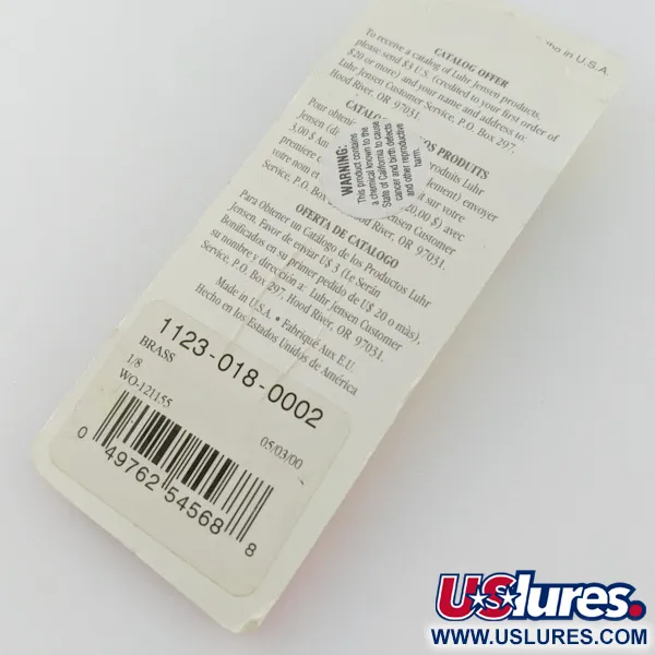 Luhr Jensen Lil' Kroc (Krocodile Stubby), 4,5g, kulta, lusikkauistin #24100