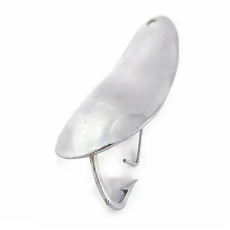 Nebco National Expert Lake Trout Flash Bait, 14g, kromi, lusikkauistin #24113