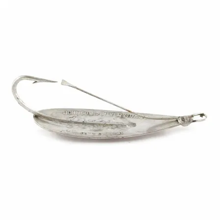 Johnson Silver Minnow Weedless, hopea, 12 g, lusikkauistin #24129