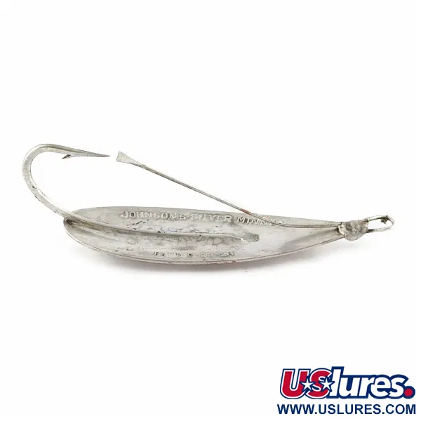Johnson Silver Minnow Weedless, hopea, 12 g, lusikkauistin #24129
