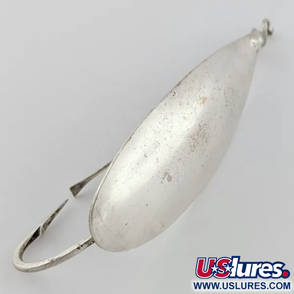 Johnson Silver Minnow Weedless, hopea, 12 g, lusikkauistin #24129