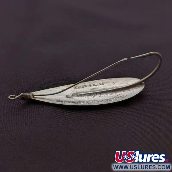 Johnson Silver Minnow Weedless, hopea, 12 g, lusikkauistin #24129