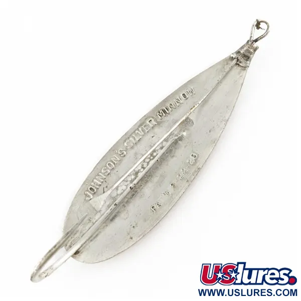 Johnson Silver Minnow Weedless, hopea, 12 g, lusikkauistin #24129