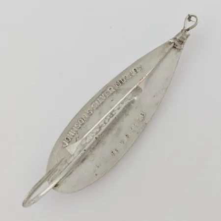 Johnson Silver Minnow Weedless, hopea, 12 g, lusikkauistin #24129