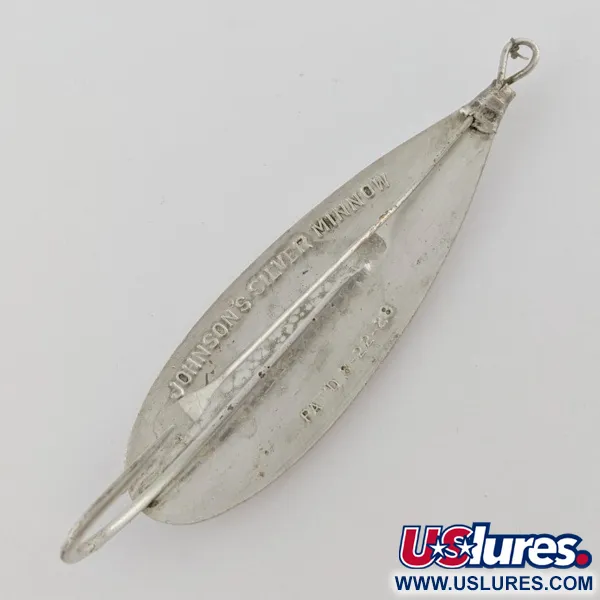 Johnson Silver Minnow Weedless, hopea, 12 g, lusikkauistin #24129