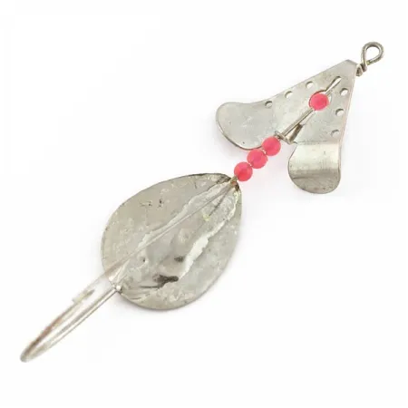 Lindy Skitter-Buzz Weedless, Red/Nickel, 7g, ruohikkouistin #24146