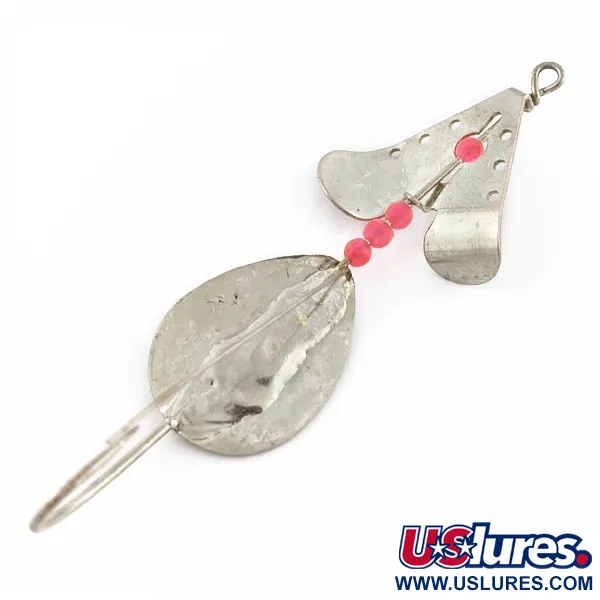 Lindy Skitter-Buzz Weedless, Red/Nickel, 7g, ruohikkouistin #24146