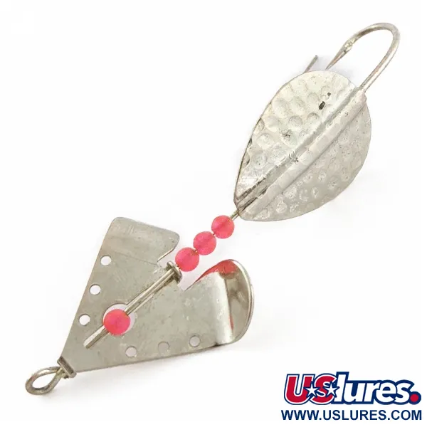 Lindy Skitter-Buzz Weedless, Red/Nickel, 7g, ruohikkouistin #24146