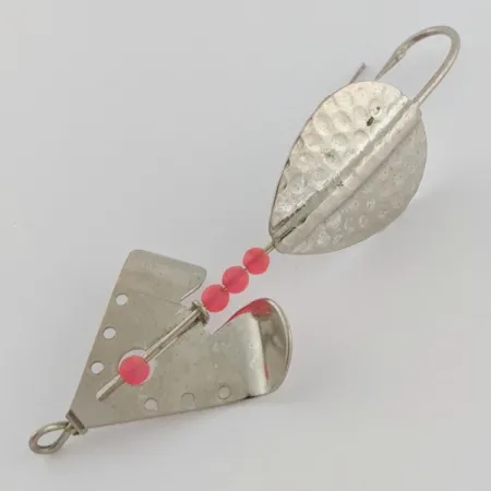 Lindy Skitter-Buzz Weedless, Red/Nickel, 7g, ruohikkouistin #24146