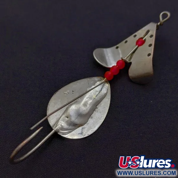 Lindy Skitter-Buzz Weedless, Red/Nickel, 7g, ruohikkouistin #24146