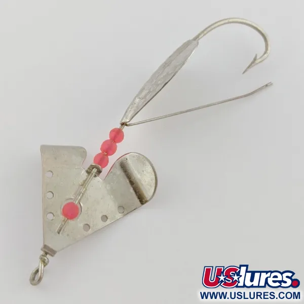 Lindy Skitter-Buzz Weedless, Red/Nickel, 7g, ruohikkouistin #24146