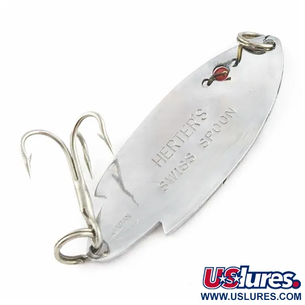 Herter's Swiss Spoon, 7g, nikkeli/punainen, lusikkauistin #24161
