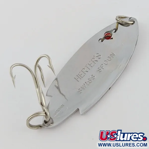 Herter's Swiss Spoon, 7g, nikkeli/punainen, lusikkauistin #24161