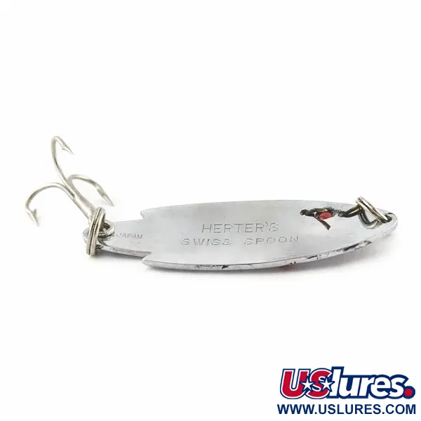 Herter's Swiss Spoon, 7g, nikkeli/punainen, lusikkauistin #24161