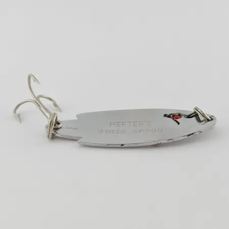 Herter's Swiss Spoon, 7g, nikkeli/punainen, lusikkauistin #24161