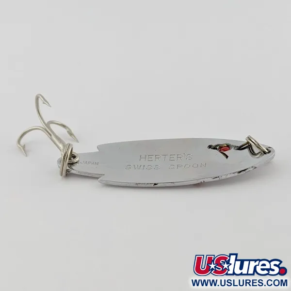 Herter's Swiss Spoon, 7g, nikkeli/punainen, lusikkauistin #24161