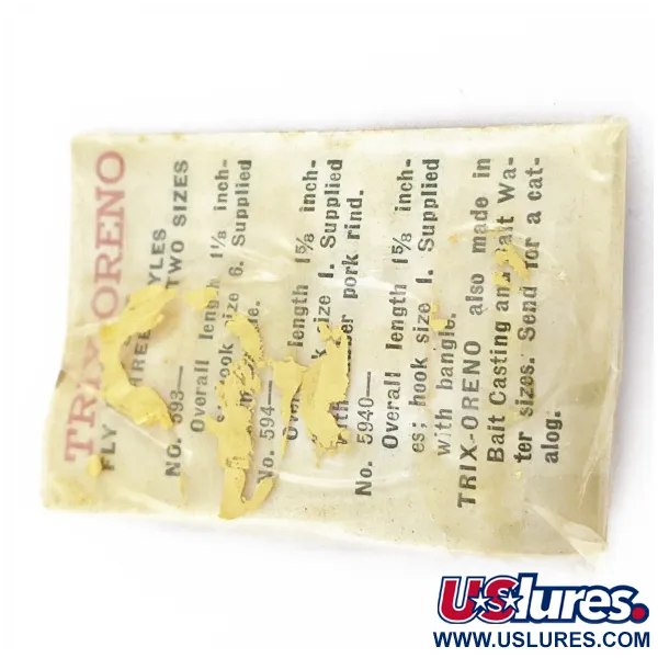 South Bend Trix-Oreno 594, 2g, hopea/punainen, perholusikka #24176