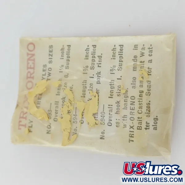 South Bend Trix-Oreno 594, 2g, hopea/punainen, perholusikka #24176