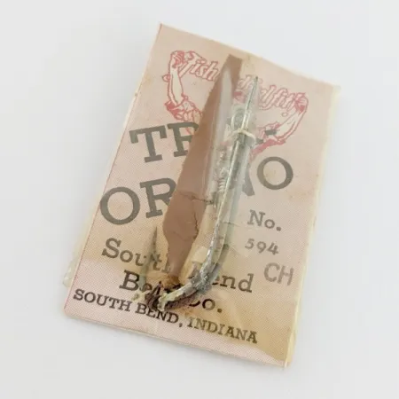 South Bend Trix-Oreno 594, hopea/punainen, 2g, perholusikka #24177