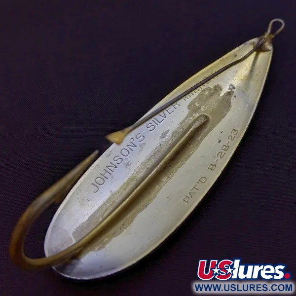 Johnson Silver Minnow, 31g hopea/kulta, ruohosuojattu lusikka #24182