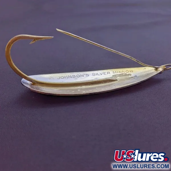 Johnson Silver Minnow, 31g hopea/kulta, ruohosuojattu lusikka #24182