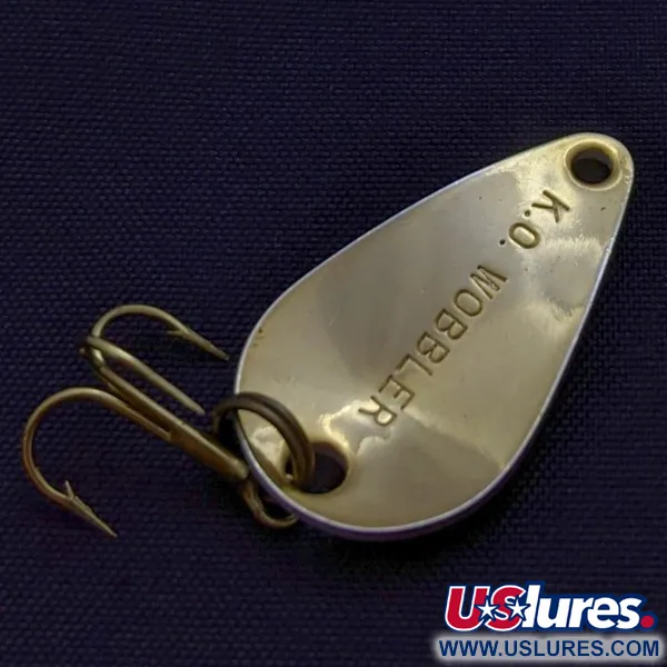 Acme K.O. Wobbler, 3,5g, valkoinen/musta/kulta, lusikkauistin #24191