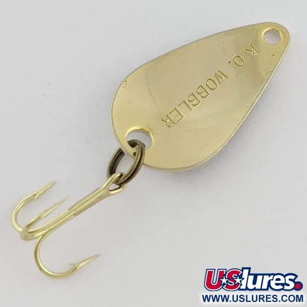 Acme K.O. Wobbler, 3,5g, valkoinen/musta/kulta, lusikkauistin #24191