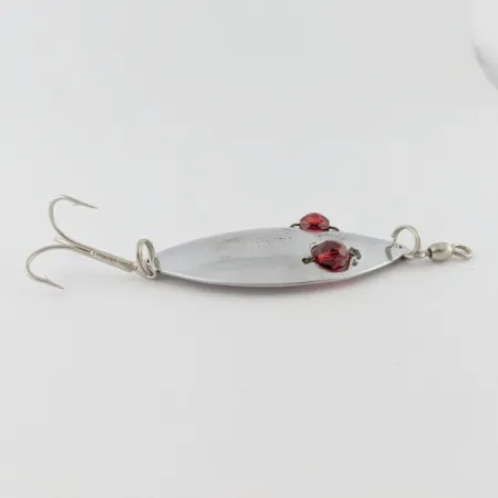 Hofschneider Red Eye Wiggler, 25g, nikkeli/punainen, lusikkauistin #24196