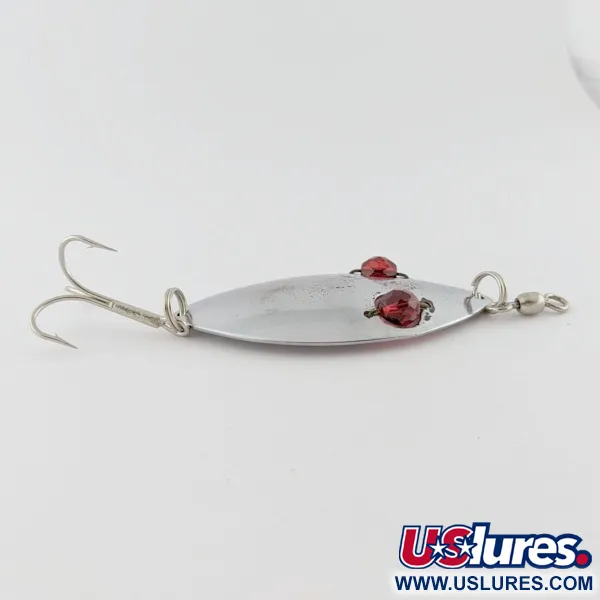 Hofschneider Red Eye Wiggler, 25g, nikkeli/punainen, lusikkauistin #24196