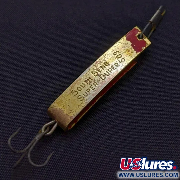 South Bend Super-Duper 503, 4,5 g, Kulta/Punainen, Lusikkauistin #24239