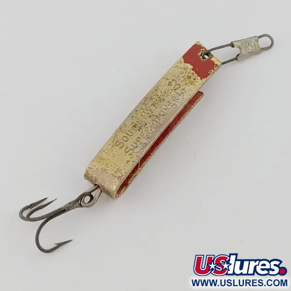 South Bend Super-Duper 503, 4,5 g, Kulta/Punainen, Lusikkauistin #24239