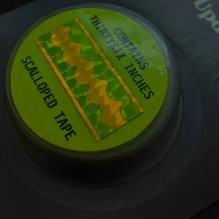 Witchcraft Witchstix, kelta-vihreä hologrammi, aaltokuvioinen vieheteippi #24257