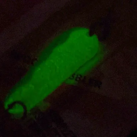 Luhr Jensen Alpena Diamond #31 Glow, 4g, Glo-Flo Green stripe, lusikkauistin #24265