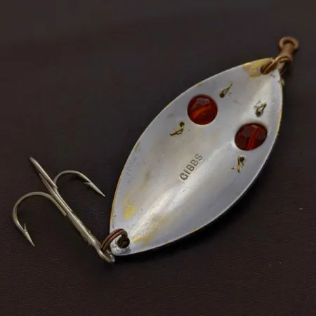 Gibbs Ruby Eye Wiggler, hopea/punainen, 25g, lusikkauistin #24277