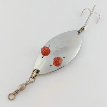 Gibbs Ruby Eye Wiggler, hopea/punainen, 25g, lusikkauistin #24277